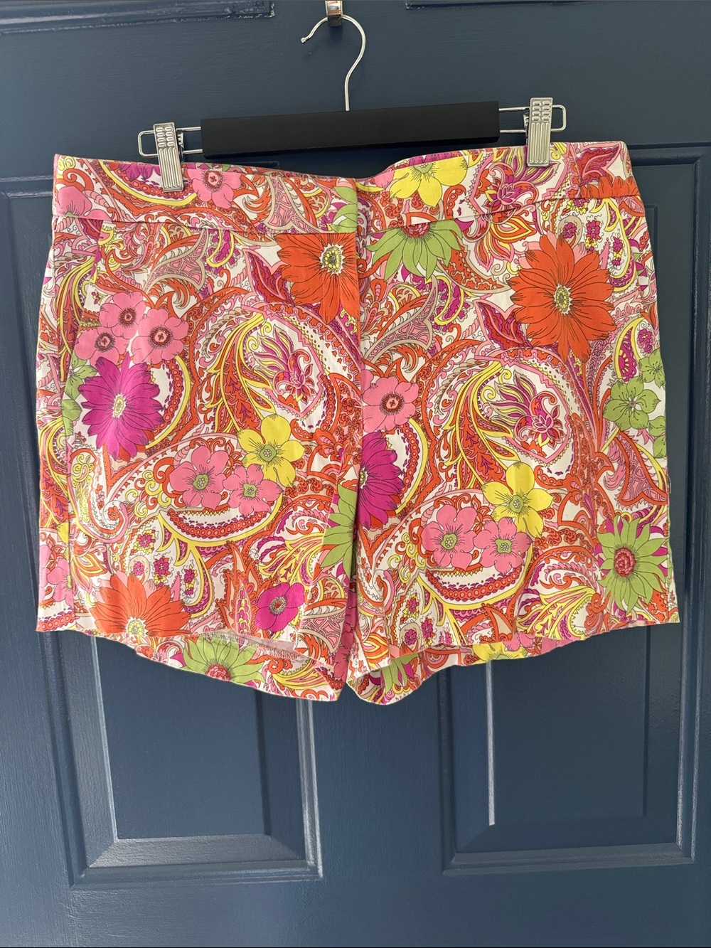 Talbots Paisley Floral Shorts - Size 16